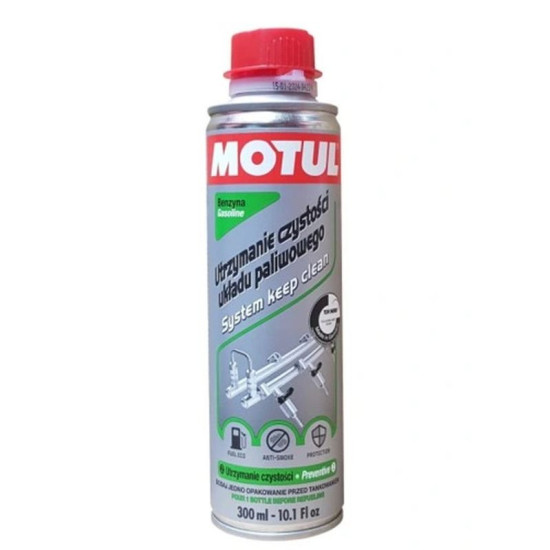 MOTUL SYSTEM KEEP CLEAN GASOLINE FUEL 0.3L ENGINE FUEL SYSTEM CLEANER
