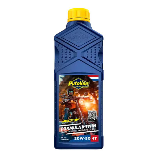 PUTOLINE 4T ENGINE OIL FORMULA V-TWIN 20W50 1L (AKC)