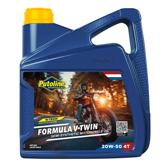PUTOLINE 4T ENGINE OIL FORMULA V-TWIN 20W50 4L (AKC)