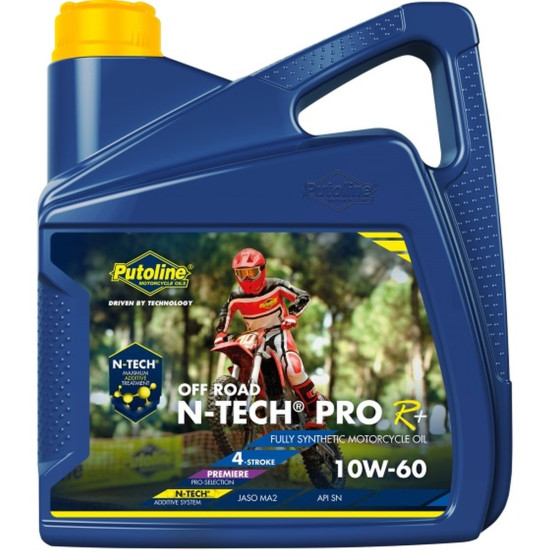 PUTOLINE ENGINE OIL 4T 100% SYNTHETIC N-TECH® PRO R+ OFF ROAD 10W60 4L (AKC)