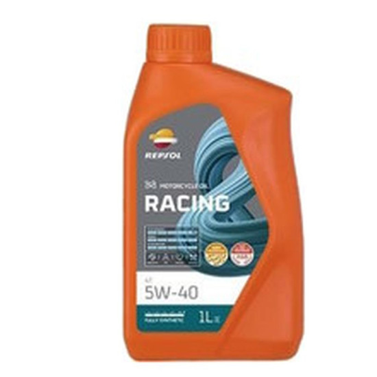 REPSOL ENGINE OIL 4T RACING 5W40 1L MA2 SYNTHETIC (12) - REPLACES RP160L51
