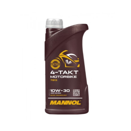 MANNOL VARIKLIO ALYVA 4T MOTOCIKLUI 10W50 1L SINTETINĖS ESTERIO TECHNOLOGIJOS (JASO MA / MA2) (7814) (20)