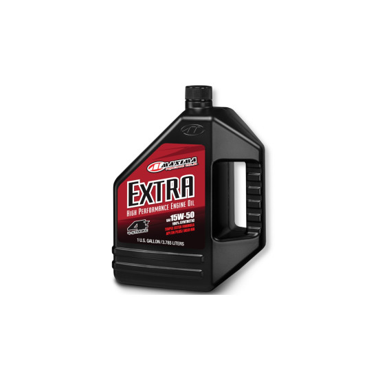 MAXIMA RACING OILS EXTRA MOTOR OIL 15W50 100% SYNTHETIC 3.785 LITERS (4) (AKC)