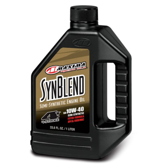 „MAXIMA RACING OILS“ PUSIAU SINTETINIS VARIKLIŲ ALYVAS, SYN BLEND ESTER 10W40, 1 LITRAS (12) (AKC)