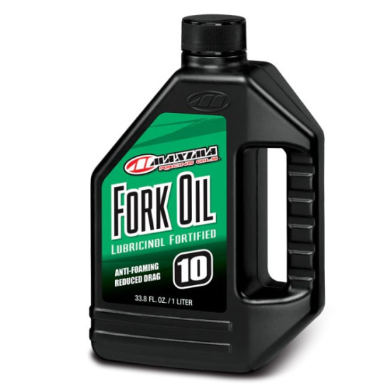 MAXIMA RACING OILS FORK OIL STANDARD HYDRAULIC 10WT. 1 LITER (12 oz) (AKC)
