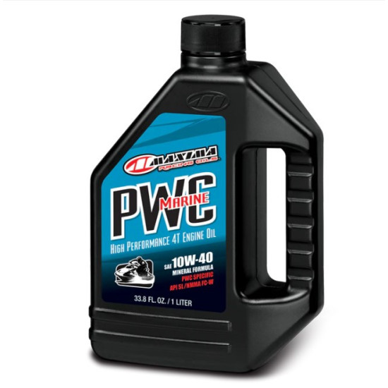 MAXIMA RACING OILS MINERAL ENGINE OIL FOR PWC MARINE 4T 10W40 1 LITER (12) (AKC)