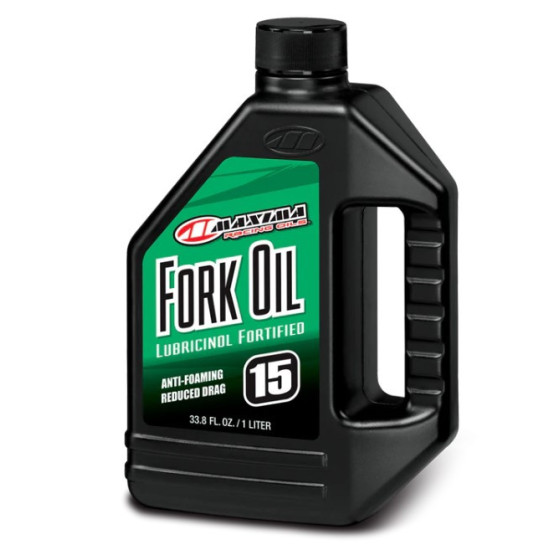 MAXIMA RACING OILS FORK OIL STANDARD HYDRAULIC 15WT. 1 LITER (12 oz) (AKC)