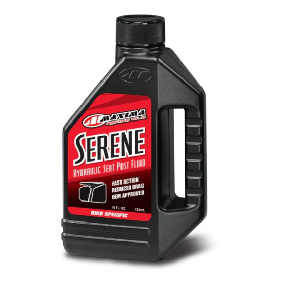 MAXIMA RACING OILS MTB HYDRAULIC ADJUSTABLE SEAT POST OIL SERENE FLUID 473 ML (12) (AKC)
