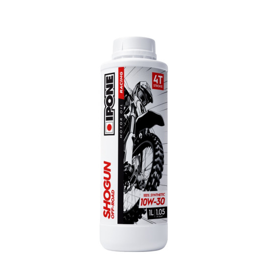 IPONE SHOGUN 4T OFF ROAD 10W30 variklio alyva 100 % sintetinė 1 l (AKC)