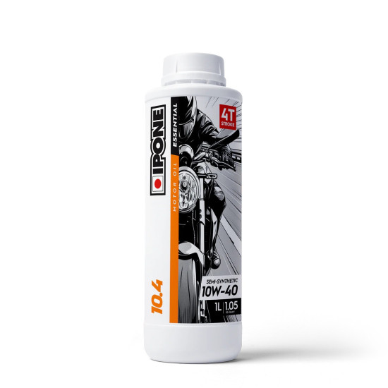IPONE 10.4 10W40 SEMISYNTHETIC ENGINE OIL 1L (API SN / JASO MA2) (AKC) (15) REPLACES 800053