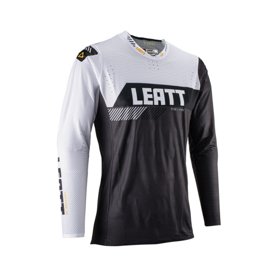 LEATT (2023) jersey MOTO 5.5 ULTRAWELD JERSEY GRAPHITE color white/black size XL