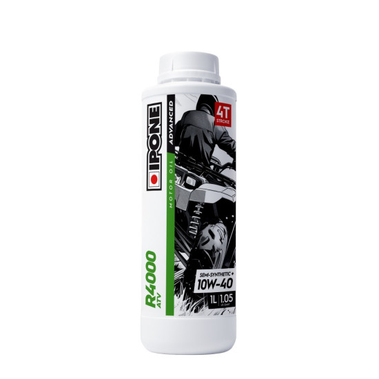 IPONE R4000 ATV 10W40 pusiau sintetinė variklio alyva PLUS 1L (AKC) (15) pakeičia 800167