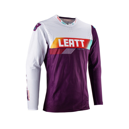 LEATT (2023) jersey MOTO 5.5 ULTRAWELD JERSEY INDIGO color white/purple size L