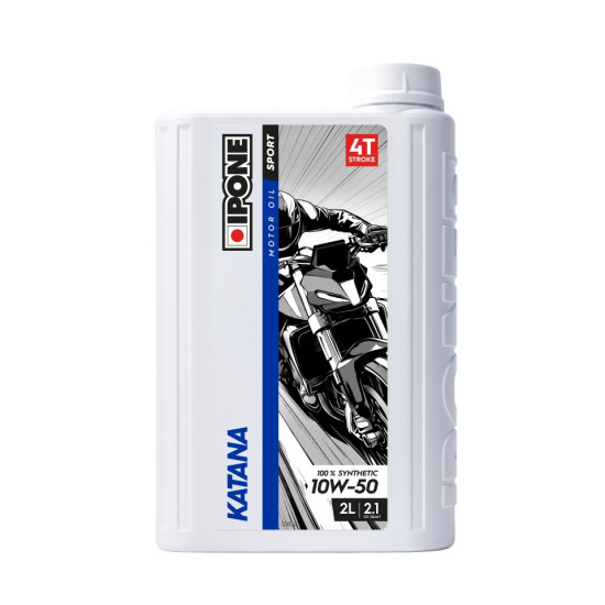 IPONE KATANA 10W50 ENGINE OIL 100% SYNTHETIC 2L (ESTER, MA2) (AKC) (8) REPLACES 800009