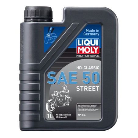 LIQUI MOLY MINERAL ENGINE OIL HD-CLASSIC SAE 50 4T 1L (6)