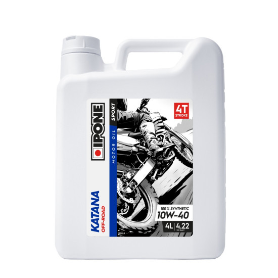 IPONE KATANA OFF ROAD 10W40 VARIKLIO ALYVA 100 % SINTETINĖ 4L (ESTERIS, MA2) (AKC) (6) PAKEIČIA 800368