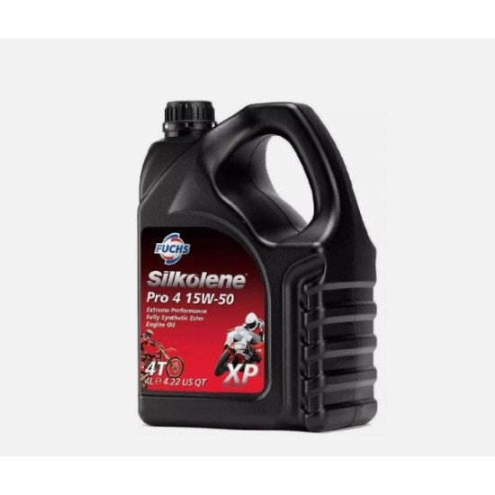 SILKOLENE FUCHS ENGINE OIL 100% SYNTHETIC ESTER PRO 4 XP 15W50 4L