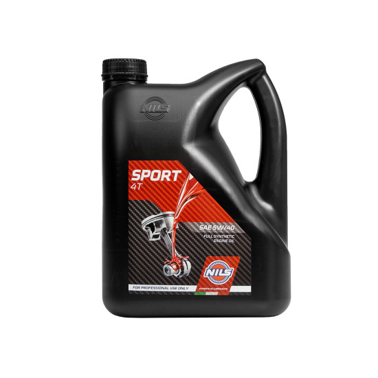 NILS variklio alyva 4T Sport SAE 5W40 sintetinė 4L (AKC)