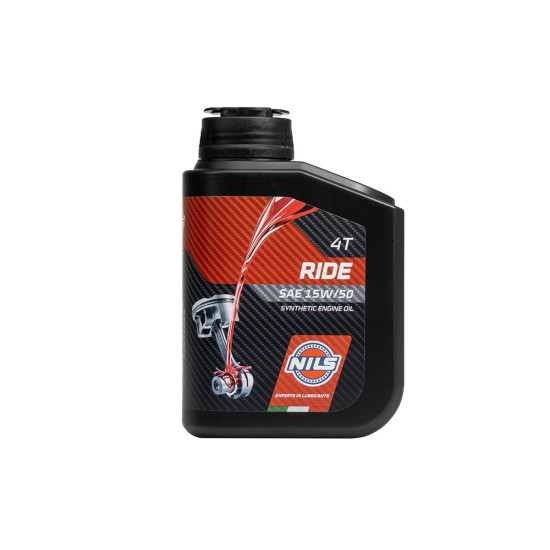 NILS 4T RIDE variklio alyva 15W50 pusiau sintetinė 1L (AKC)
