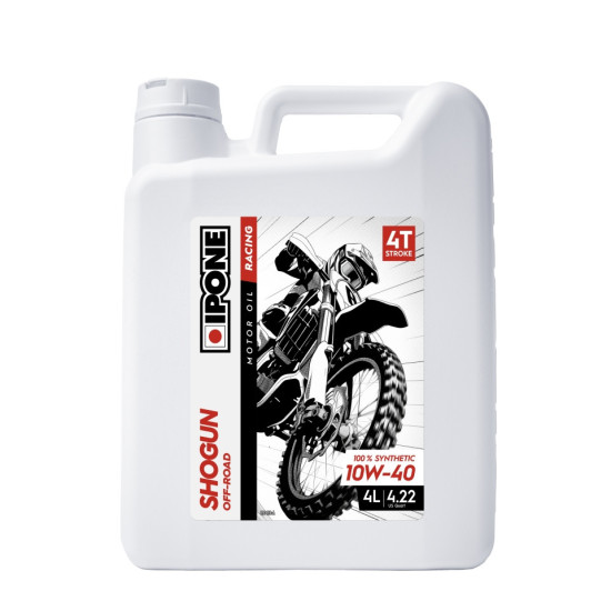 IPONE SHOGUN 4T OFF ROAD 10W40 variklio alyva 100 % sintetinė 4 l (AKC)