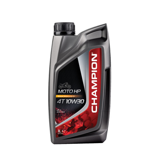 CHAMPION MOTOR OIL MOTO HP 4T 10W30 1L MA2 PUSIASINETINIS (AKC)