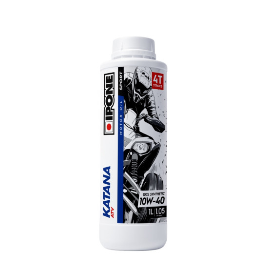 IPONE KATANA ATV 10W40 variklio alyva 100 % sintetinė 1 l (esteris, MA2) (AKC)