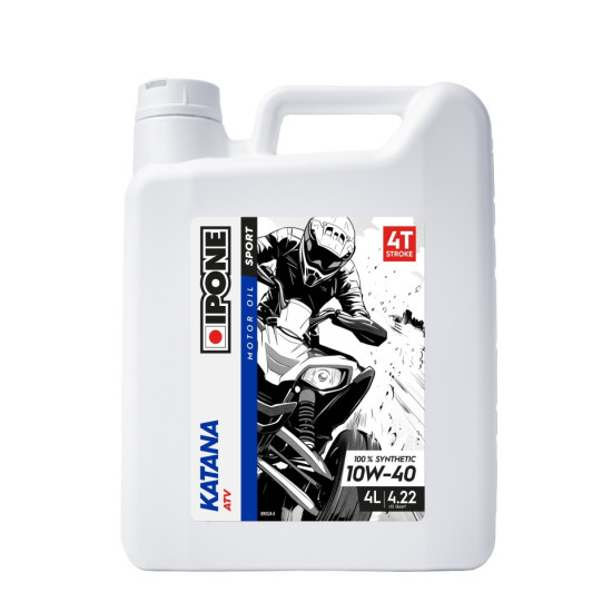 IPONE KATANA ATV 10W40 variklio alyva 100 % sintetinė 4 l (esteris, MA2) (AKC)