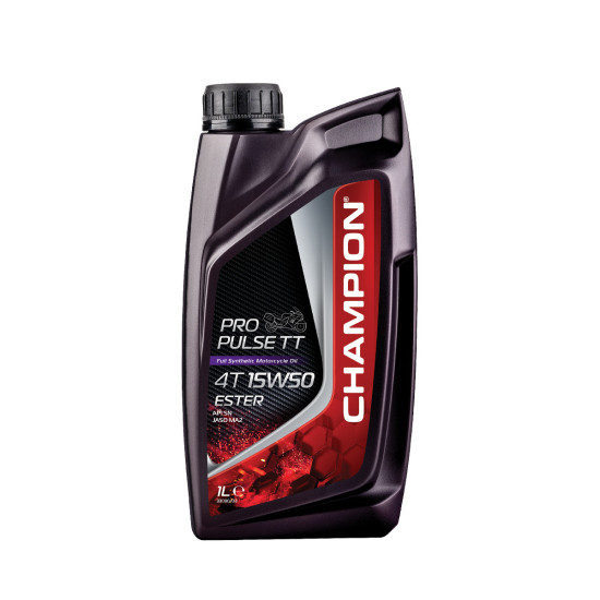 CHAMPION VARIKLIO ALYVA PROPULSE TT 4T 15W50 ESTER 1L MA2 SINTETINĖ (AKC)