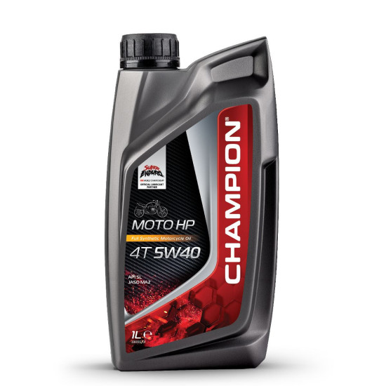 CHAMPION MOTOR OIL MOTO HP 4T 5W40 1L MA2 SEMI-SYNTHETIC (AKC)