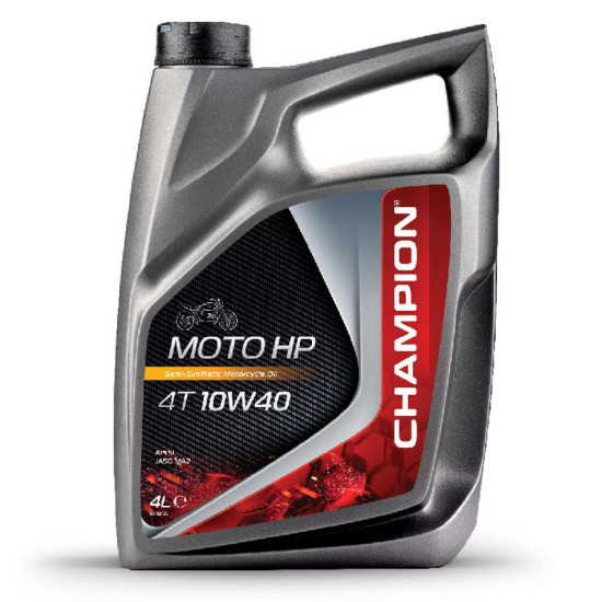 CHAMPION MOTO ENGINE OIL HP 4T 10W40 4L MA2 SEMI-SYNTHETIC (AKC)