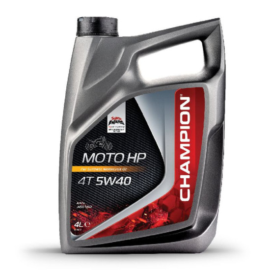 CHAMPION MOTOR OIL MOTO HP 4T 5W40 4L MA2 SEMI-SYNTHETIC (AKC)