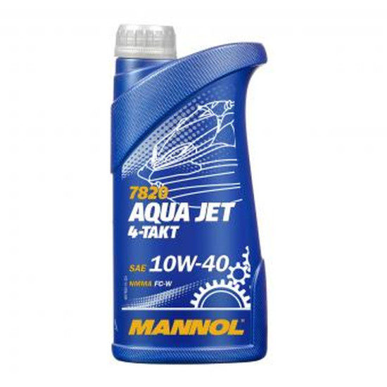 MANNOL ENGINE OIL 4T AQUA JET 10W40 1L (JASO MA / API SL) (7820) (20)