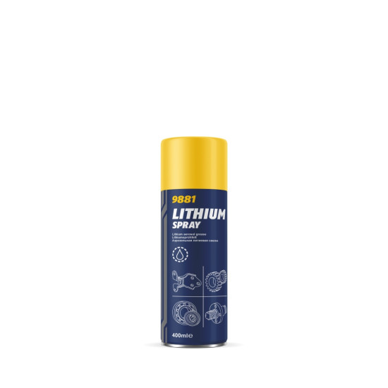 MANNOL LITIO PURŠKALAS LITIO TEŠLOMS 400 ML (9881) (12)
