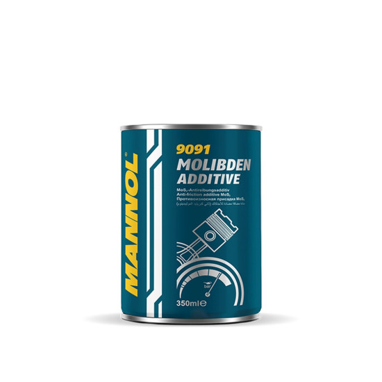 MANNOL MOLYBDENUM ADDITIVE 350ML - MOS2 OIL ADDITIVE (REDUCES FRICTION) (9091) (24) (PROMOTION)