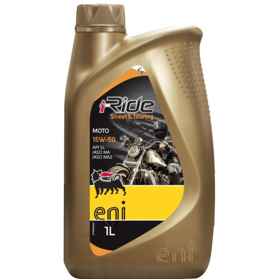AGIP (ENI) I-RIDE MOTO 15W50 SEMI-SYNTHETIC ENGINE OIL 1L