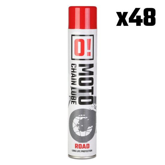 „OMOTO“ 48 vnt. grandinių tepalo purškiklio rinkinys, 750 ml, plento „O!MOTO“ grandinės tepalas (OLE-006) (48 vnt. pakuo