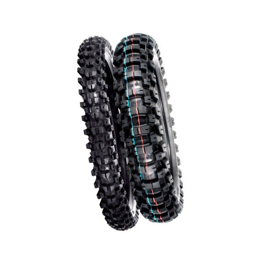 MOTOZ TIRE 130 / 90-18 TRACTIONATOR ENDURO S / T 69R TT REAR (ECER75 / DOT) (30% HARD -70%SOFT) (50% DRY -50%WET) DOT 02