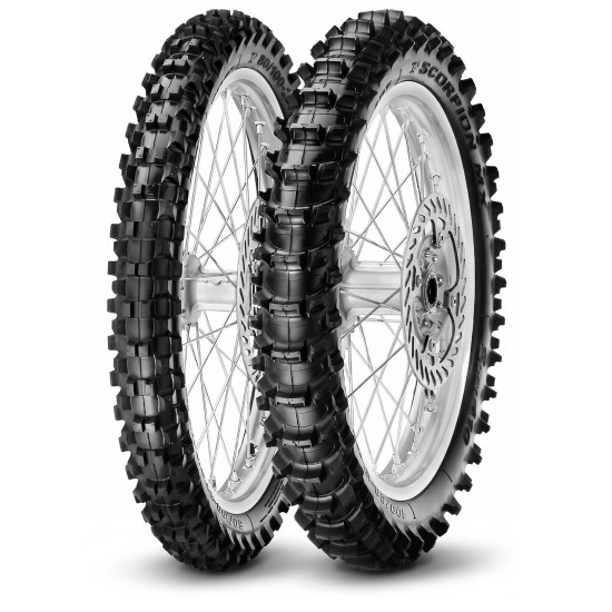 PIRELLI TIRE 100 / 90-19 SCORPION MX SOFT (SAND) 57M TT REAR DOT 17-51 / 2025