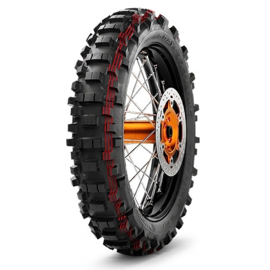 METZELER TIRE 140 / 80-18 MCE 6 DAYS EXTREME FIM MEDIUM 70M TT M+S REAR DOT 01-05 / 2026