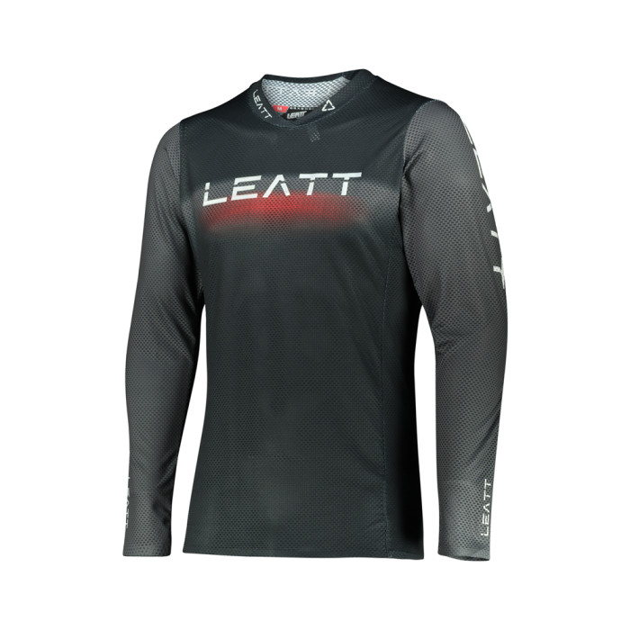 LEATT (2022) marškinėliai MOTO 5,5 ULTRAWELD JERSEY BLACK spalva juoda dydis S
