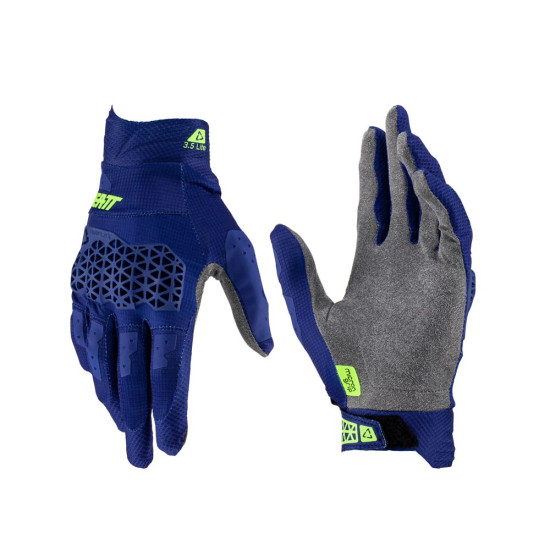 LEATT (2023) gloves MOTO 3.5 LITE GLOVE BLUE color dark blue size L