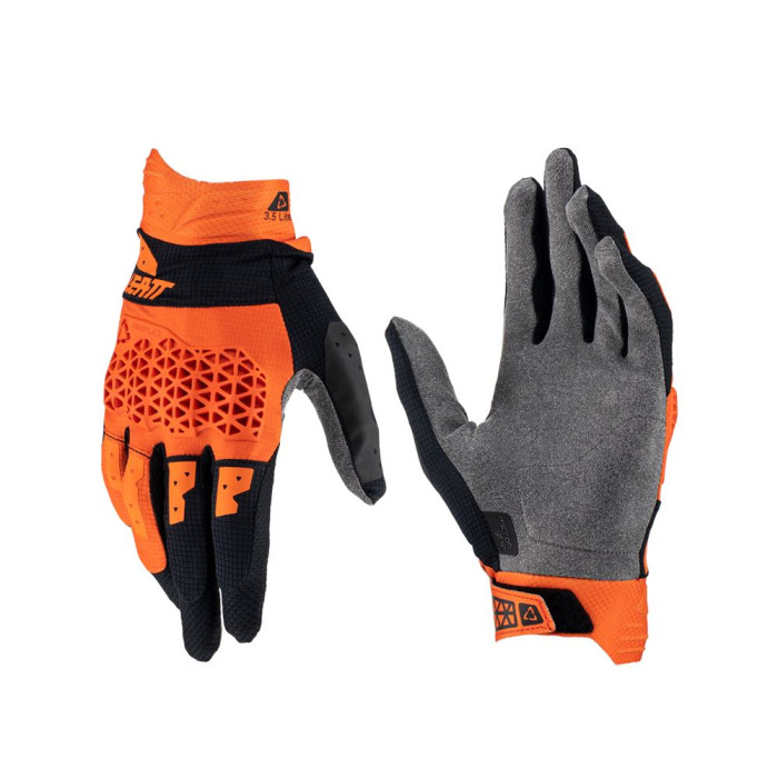 LEATT (2023) gloves MOTO 3.5 LITE GLOVES ORANGE color orange/black size L