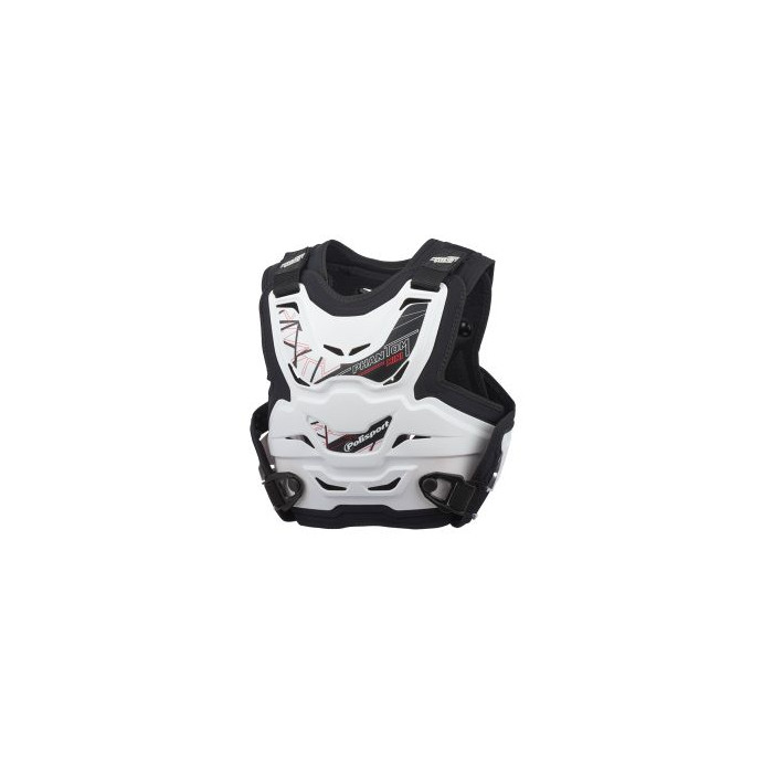 POLISPORT chest protector PHANTOM MINI WHITE (children) color white