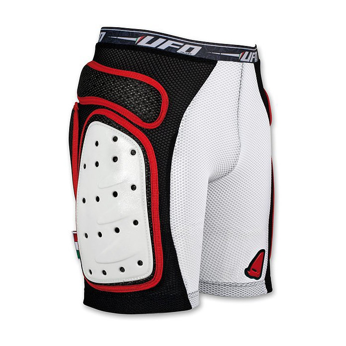 UFO shorts with protectors color white/black/red size: M