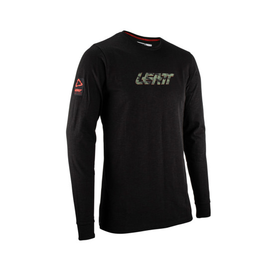 LEATT (NEW 2023) T-shirt LONG SHIRT CAMO color black size M