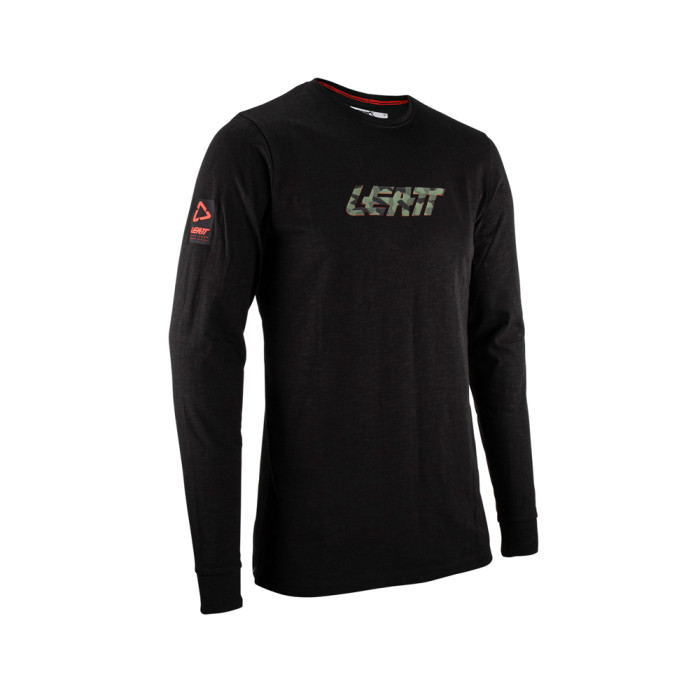 LEATT (NEW 2023) T-shirt LONG SHIRT CAMO color black size M
