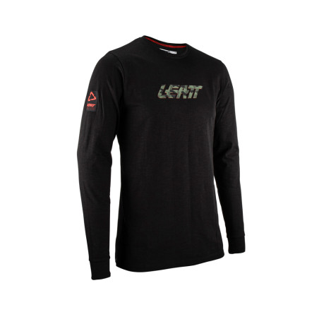 LEATT (NEW 2023) T-shirt LONG SHIRT CAMO color black size M