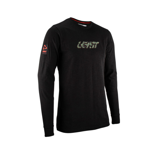 LEATT (NEW 2023) T-shirt LONG SHIRT CAMO color black size XL
