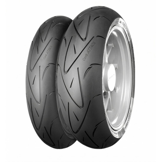 CONTINENTAL TIRE 190 / 55ZR17 CONTISPORTATTACK (75W) TL M / C REAR DOT 27 / 2024 (244395)