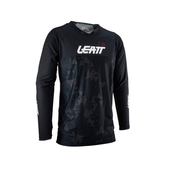 LEATT (2023) shirt MOTO 4.5 ENDURO JERSEY BLACK color black size 3XL